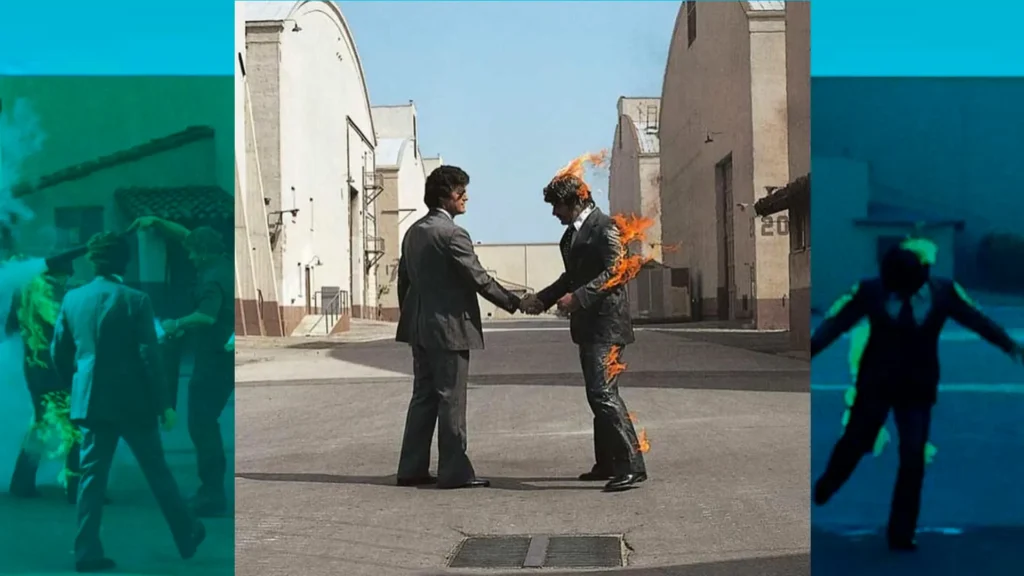 Pink Floyd Storm Thorgerson Juan Butten Wish You Were Here Cover history