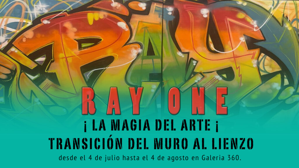 Ray ONE GRAFFiTTI Ray One: The Magic of Art – Transition from Wall to Canvas